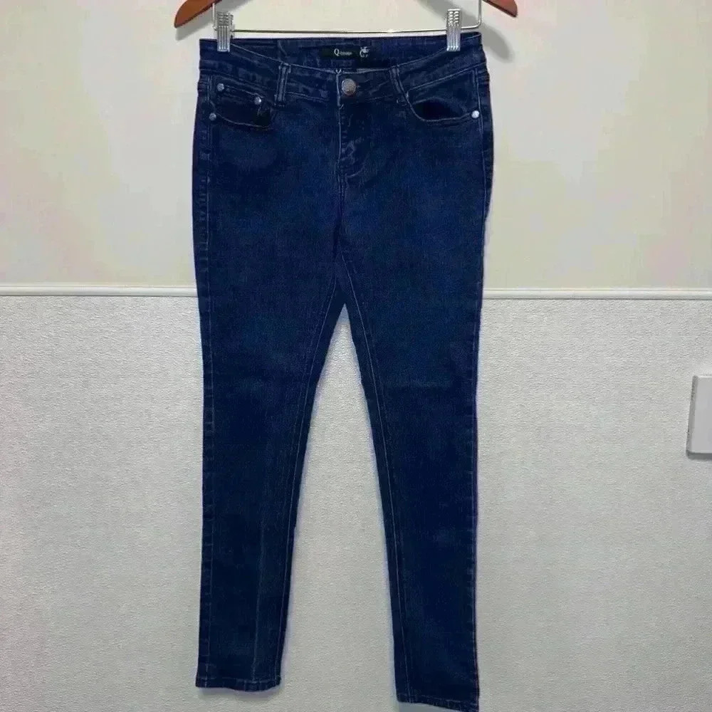 Q-Image Skinny Jeans Blue / Size 7 /